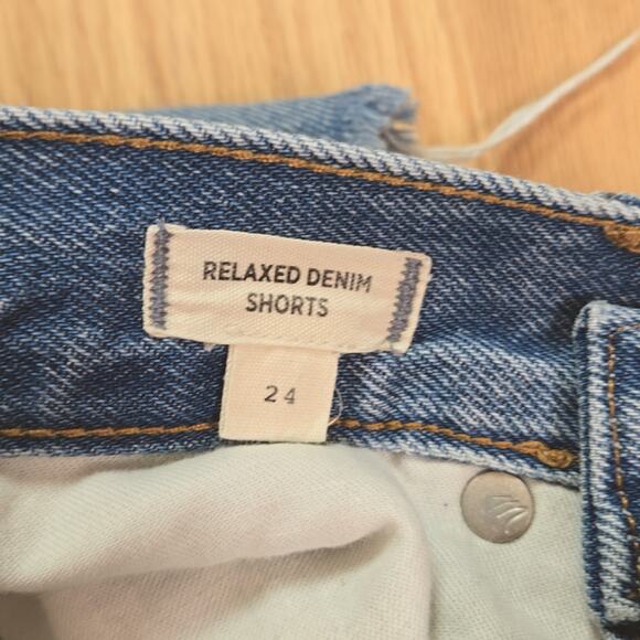 Madewell women's Relaxed Denim Shorts size 24 - Picture 3 of 5